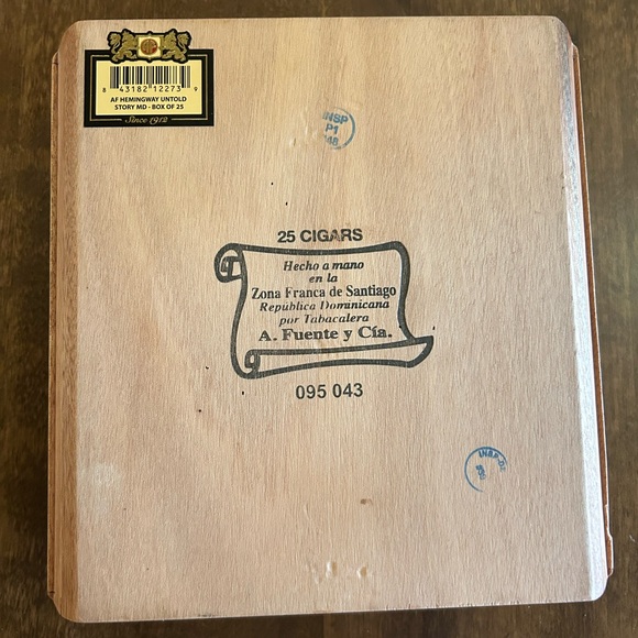A. Fuente Untold Story Cigar Box - Picture 3 of 3